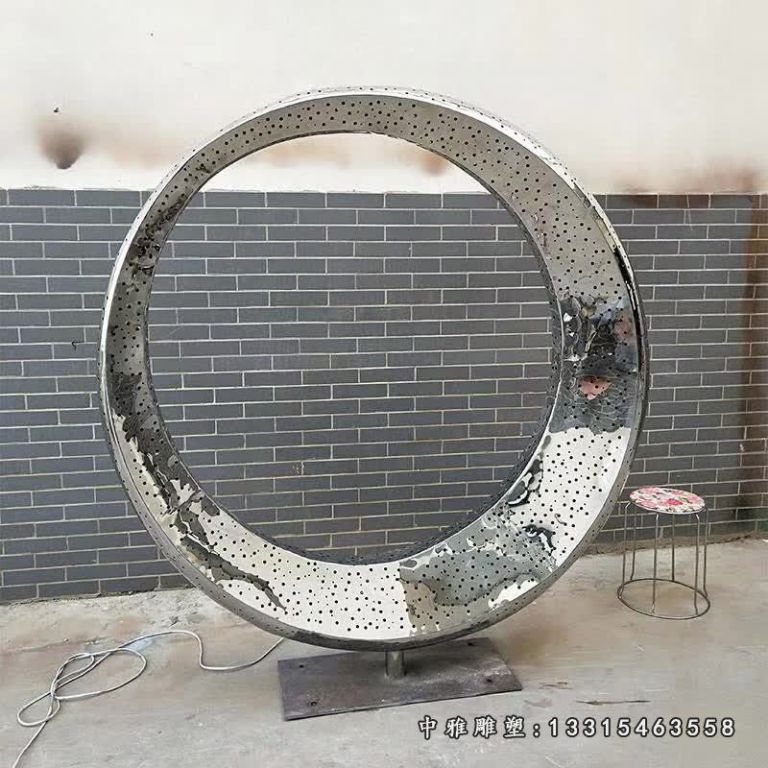 不锈钢庭院灯饰景观雕塑 (2)
