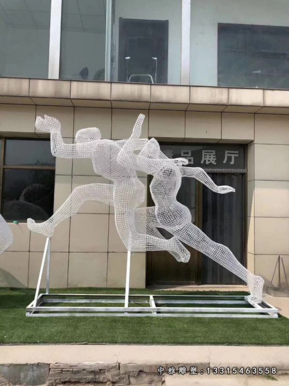 不锈钢镂空运动人物 (2)