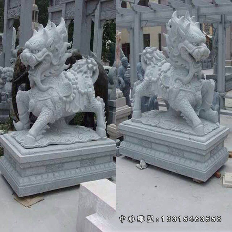 瑞兽石雕麒麟雕塑