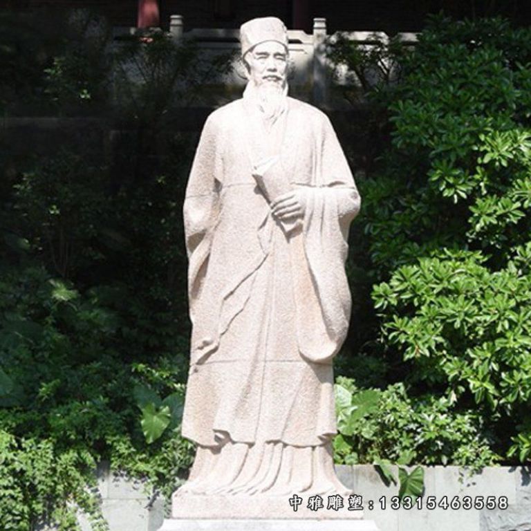 文学家苏东坡人物石雕
