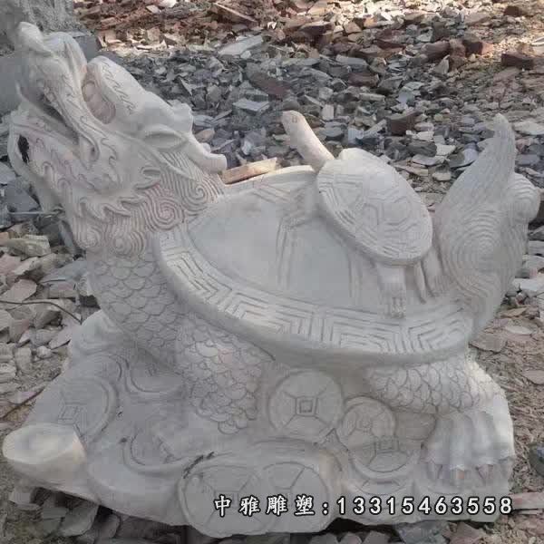 大理石招财神兽龙龟