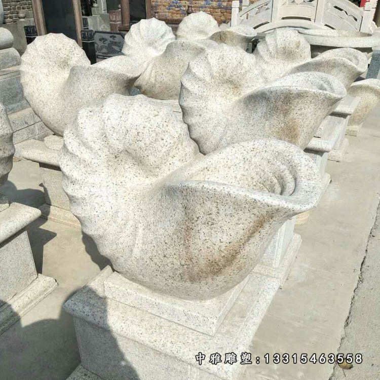 动物造型喷泉，海螺喷泉石雕 (2)