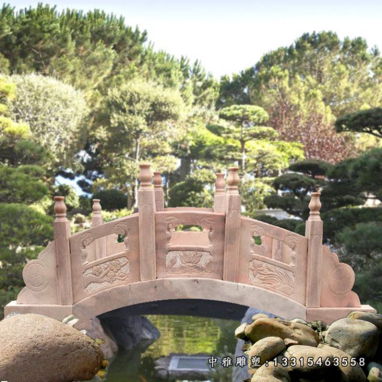 大理石拱桥 石雕公园景观雕塑