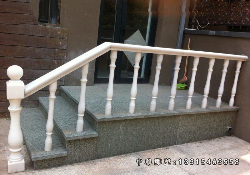 汉白玉栏杆雕塑
