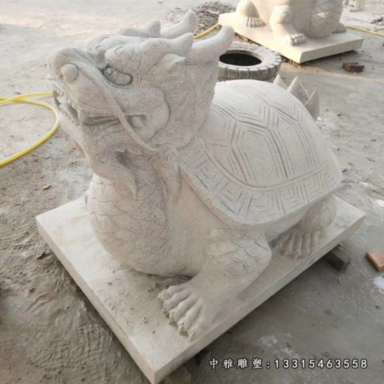 神兽石雕，石雕龙龟雕塑