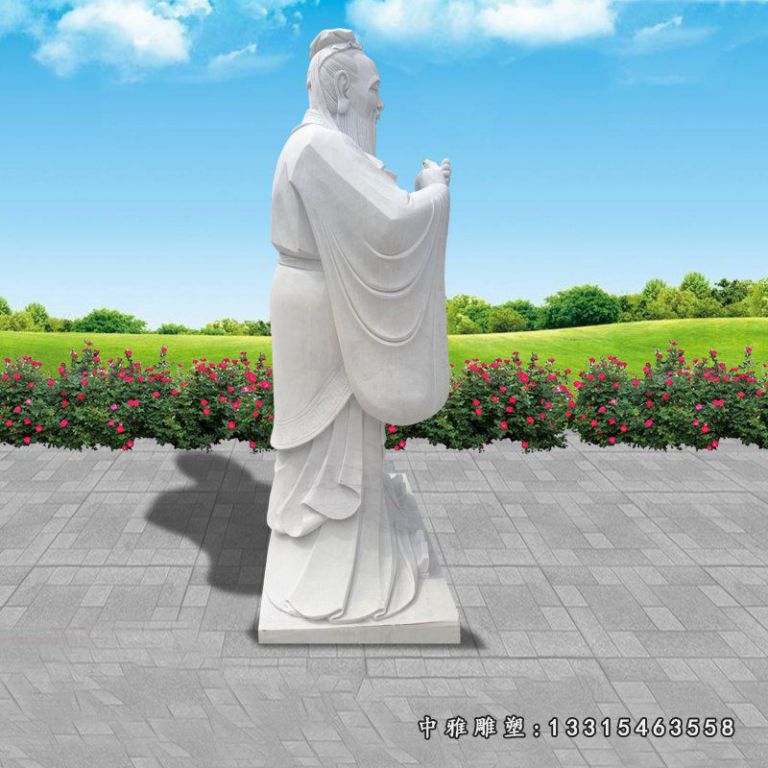 大理石礼仪孔子 石雕广场历史人物