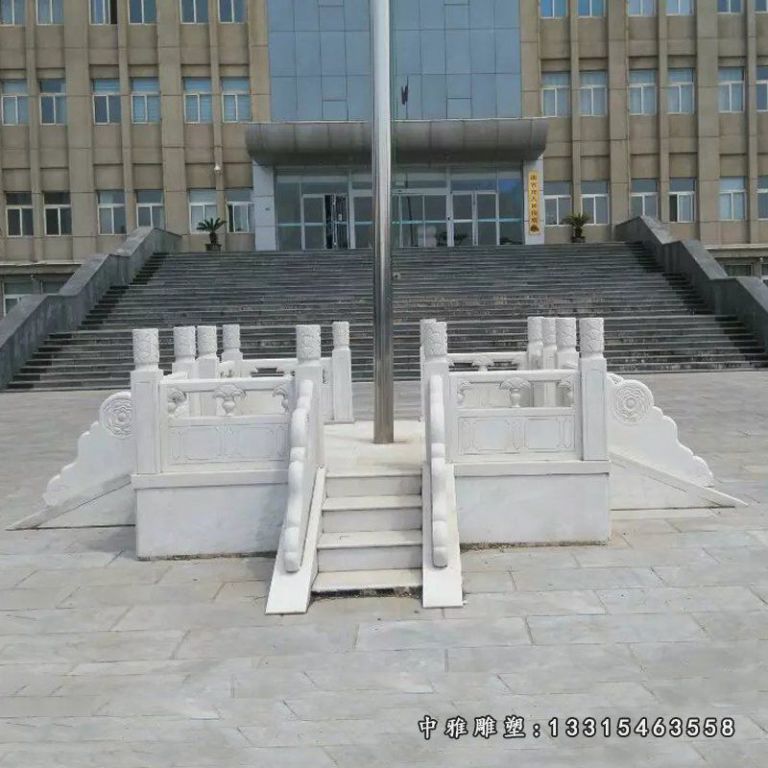 石雕升旗台