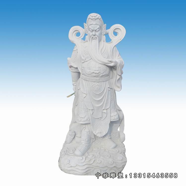 武财神关公石雕,古代名人石雕 (1)