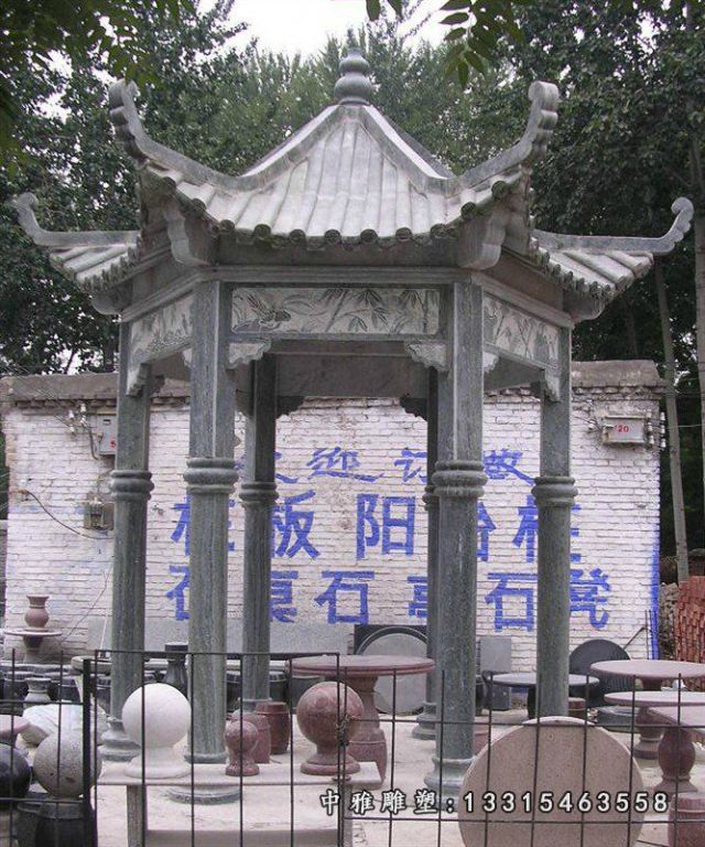 石凉亭，青石石凉亭
