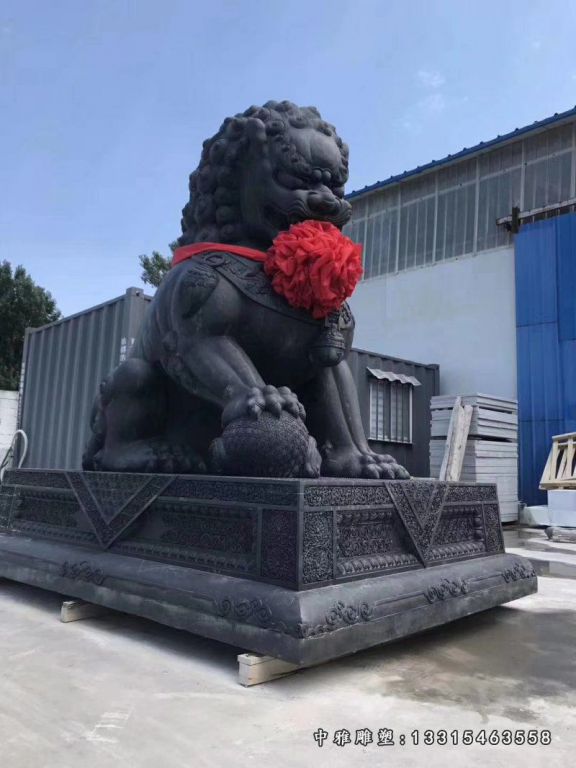 门口看门镇宅狮子铜雕（2）