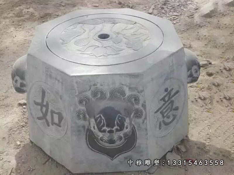 大理石公园景观石凳