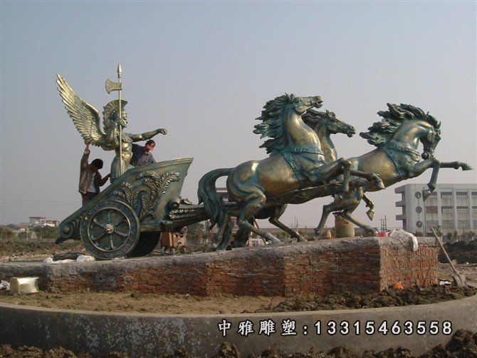 阿波罗铜雕，广场景观铜雕