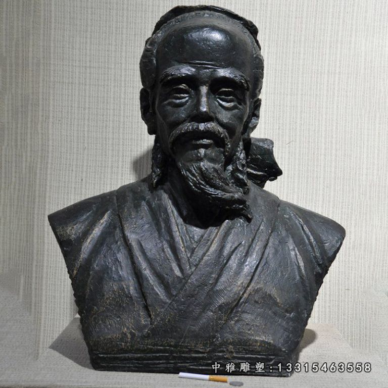 华佗铜雕 (3)