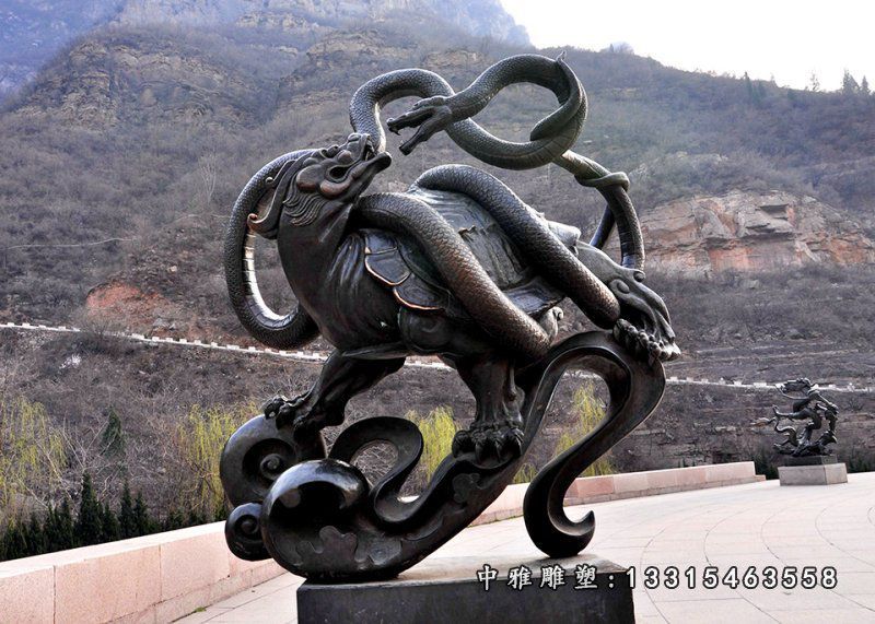 神兽龙龟铜雕