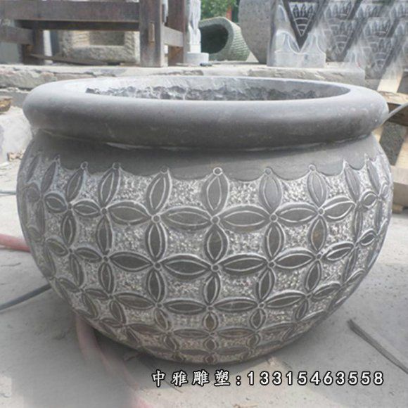 仿古庭院水缸石雕