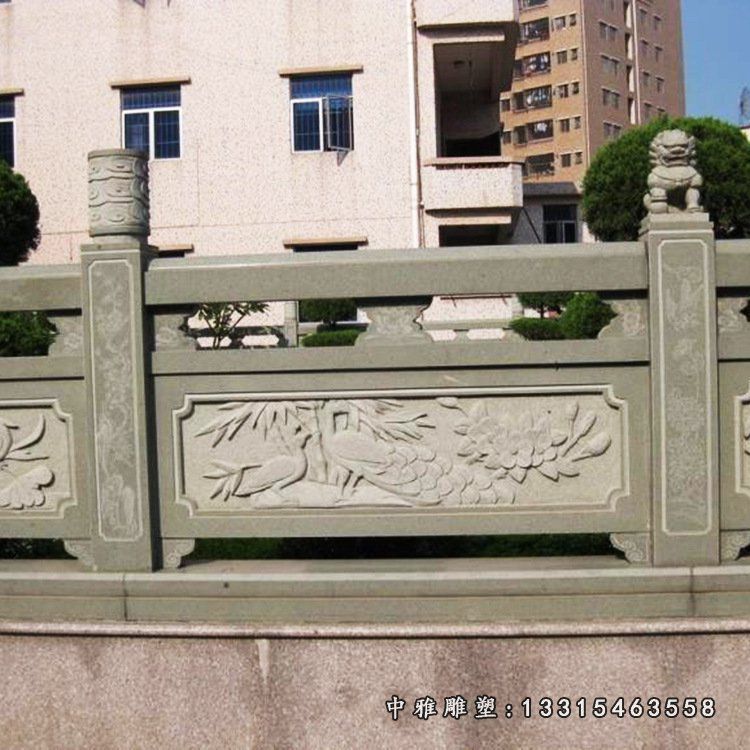 河道景区广场花岗岩护栏 大桥石栏杆 石雕青石栏板 质优价廉5520