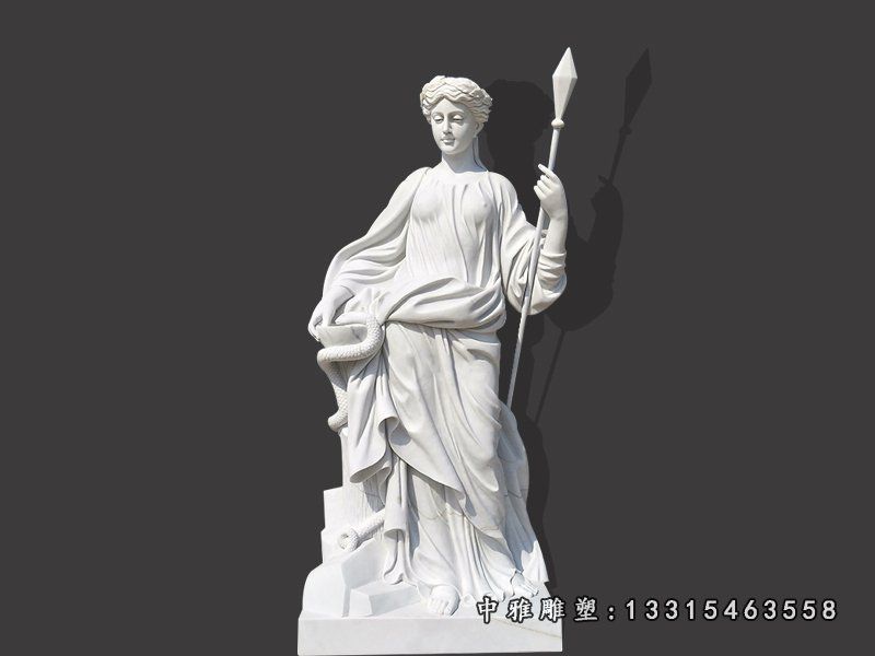 西方女神石雕