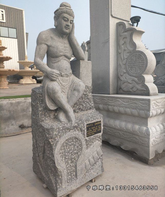 户外24孝古代人物成语典故石雕 (3)