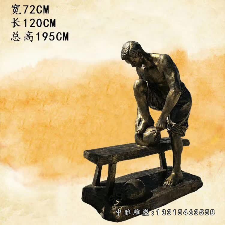 制茶主题文化人物铜雕 (3)