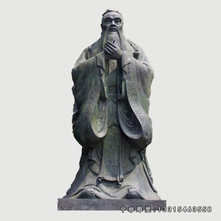 铜雕校园孔子礼仪文化广场 (5)
