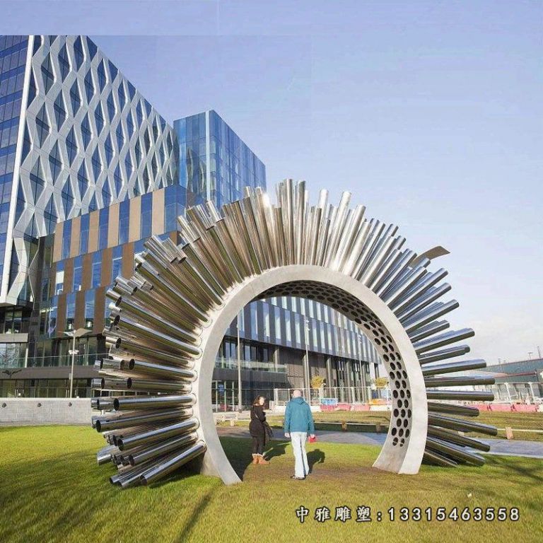 厂家直销城市广场不锈钢景观雕塑 校园广场摆件 可来图加工35416