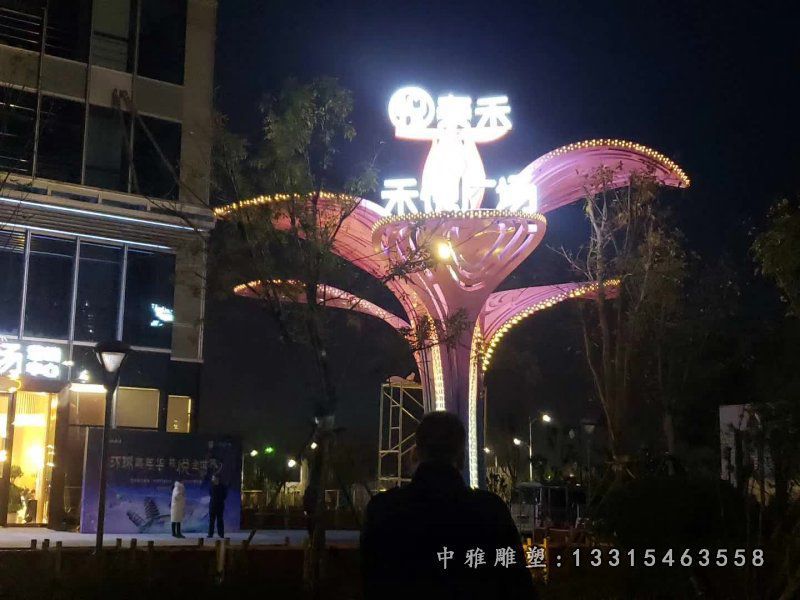 不锈钢广场灯饰摆件