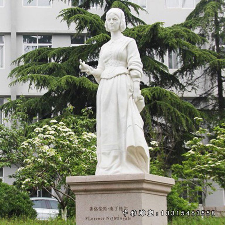 校园南丁格尔人物石雕（2）