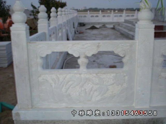 石栏板，石栏杆，汉白玉石栏杆 (5)