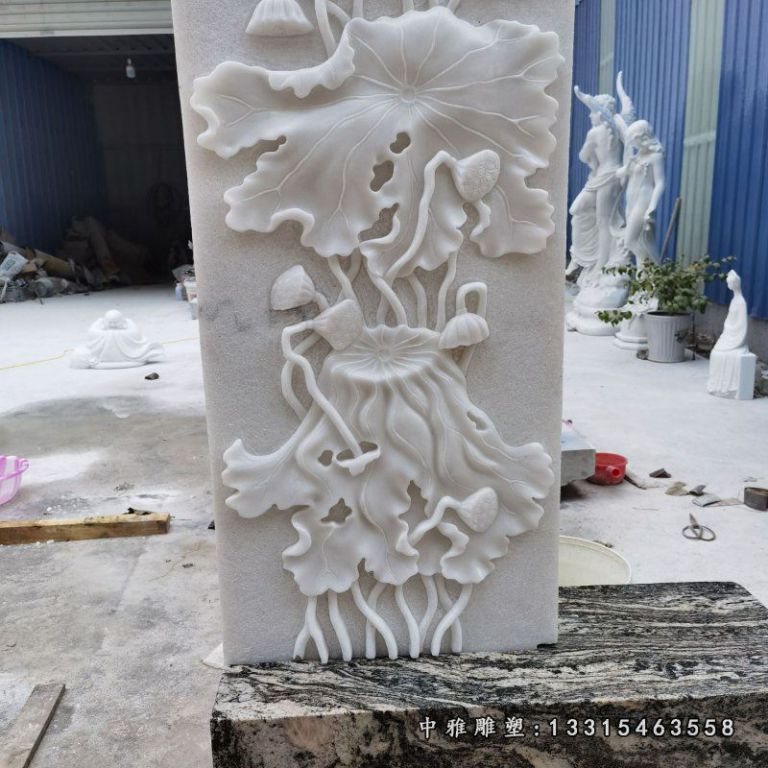 厂家直销石雕汉白玉浮雕 广场浮雕地雕 庭院迎门墙壁画摆件定制14552