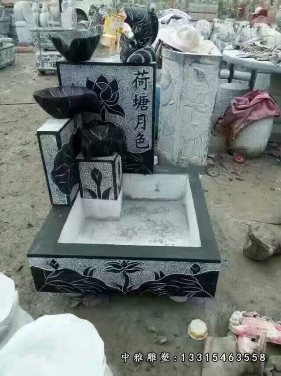 仿古荷塘月色流水池