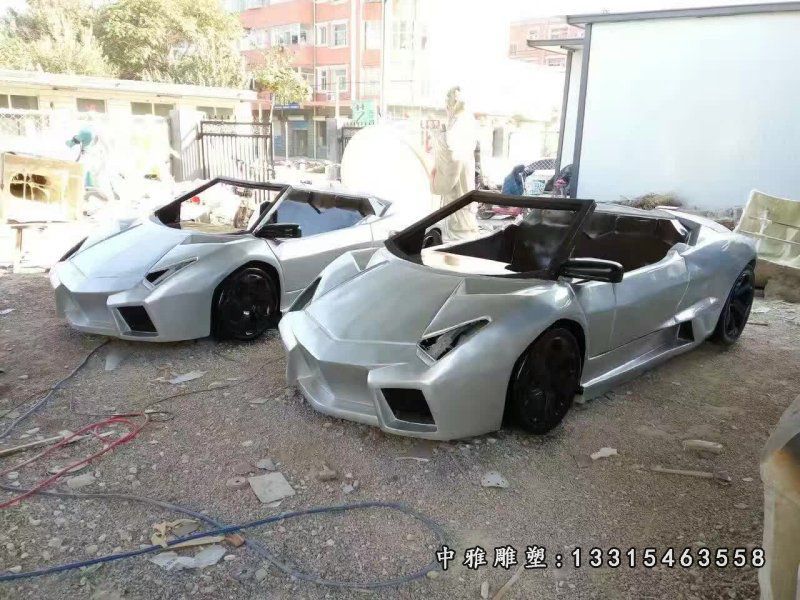 不锈钢车模模型雕塑 (3)