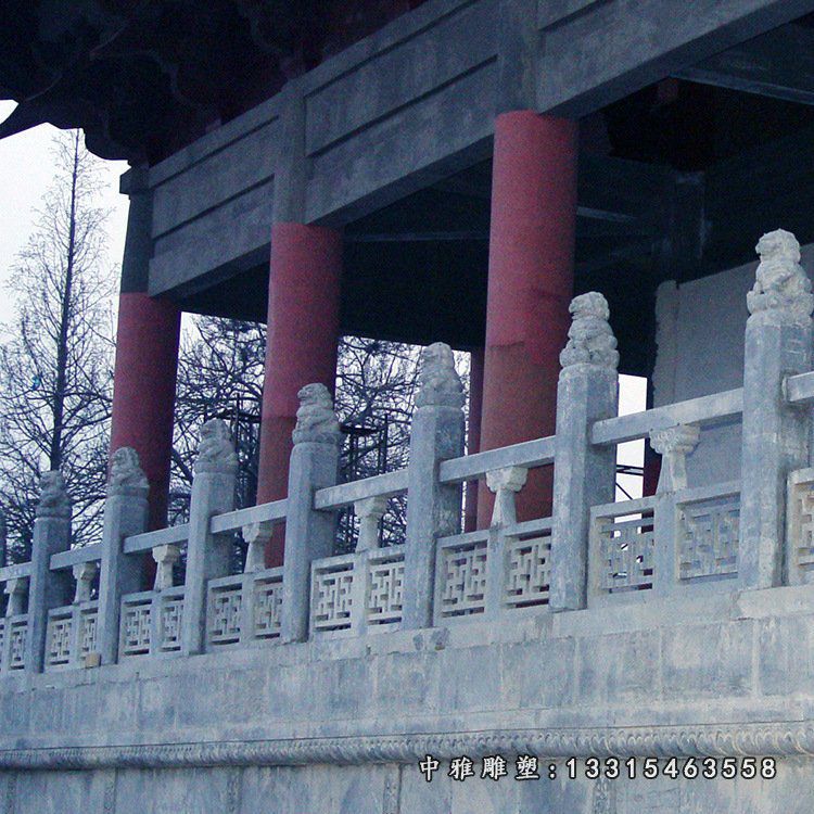 石栏杆石拱桥 芝麻白护栏厂家 大桥浮雕石栏杆 公园河道石栏杆7320