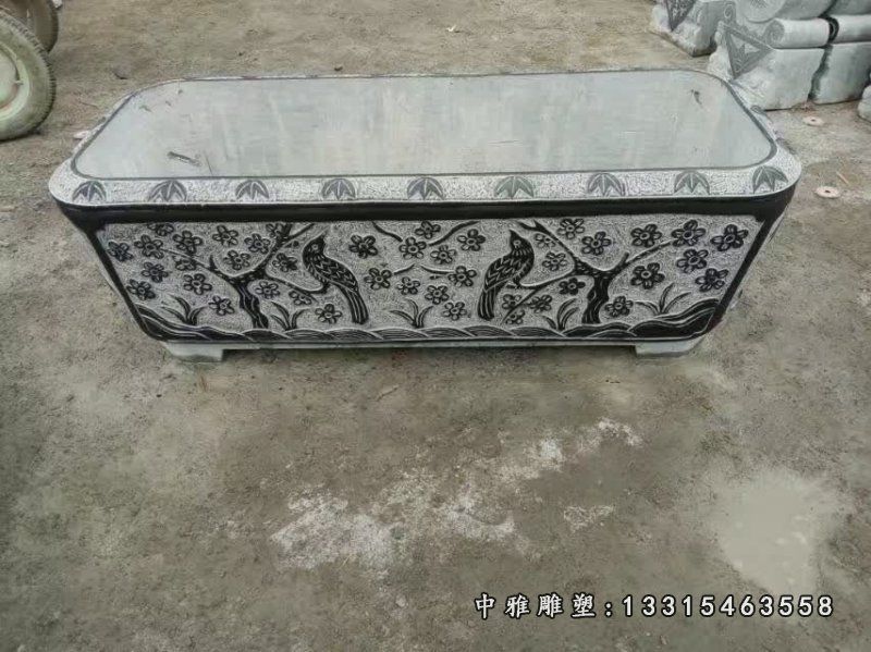 大理石庭院景观鱼缸 (1)