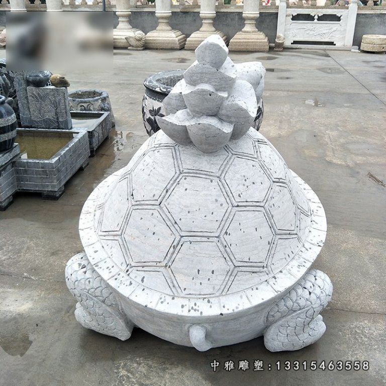 青石乌龟 石雕广场动物雕塑