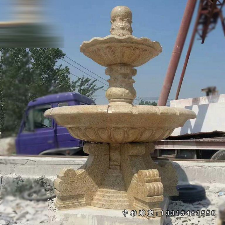 石雕喷泉，小区欧式景观喷泉