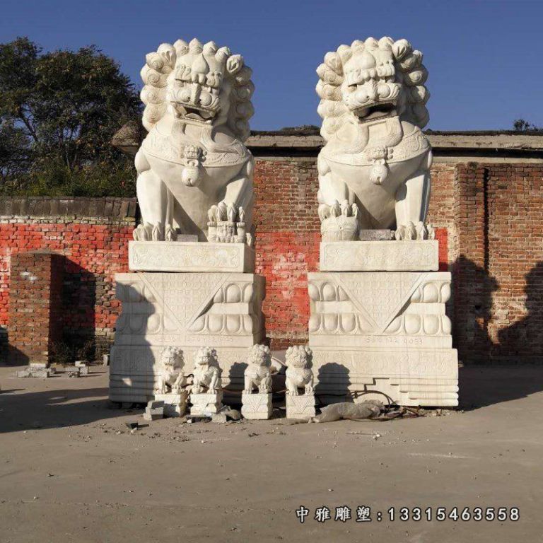 北京石狮子，镇宅石雕 (2)