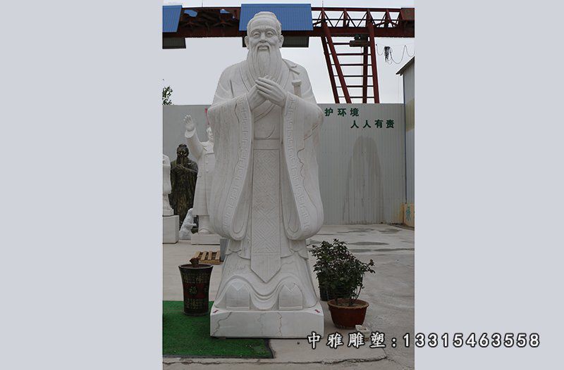 先师孔子行礼教雕塑