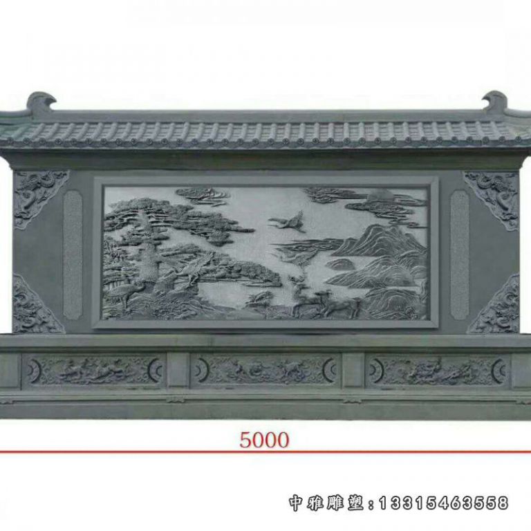 厂家直销 浮雕壁画价格 石雕景墙 浮雕地雕 石雕透雕 透窗17895