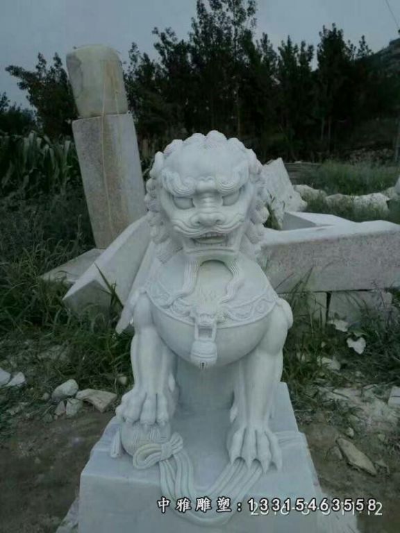 镇宅辟邪石狮子