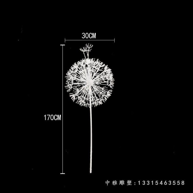 蒲公英不锈钢镂空雕塑
