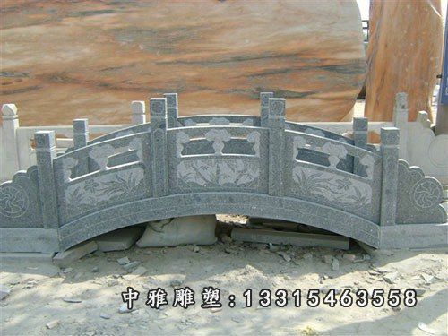 石雕桥，大理石石头桥雕塑