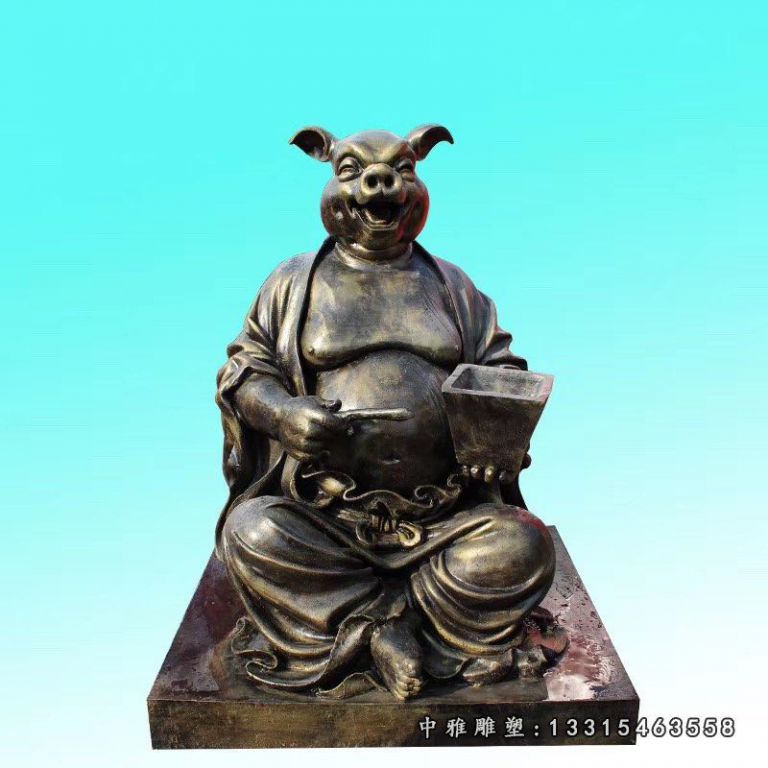 铜雕公园十二生肖摆件