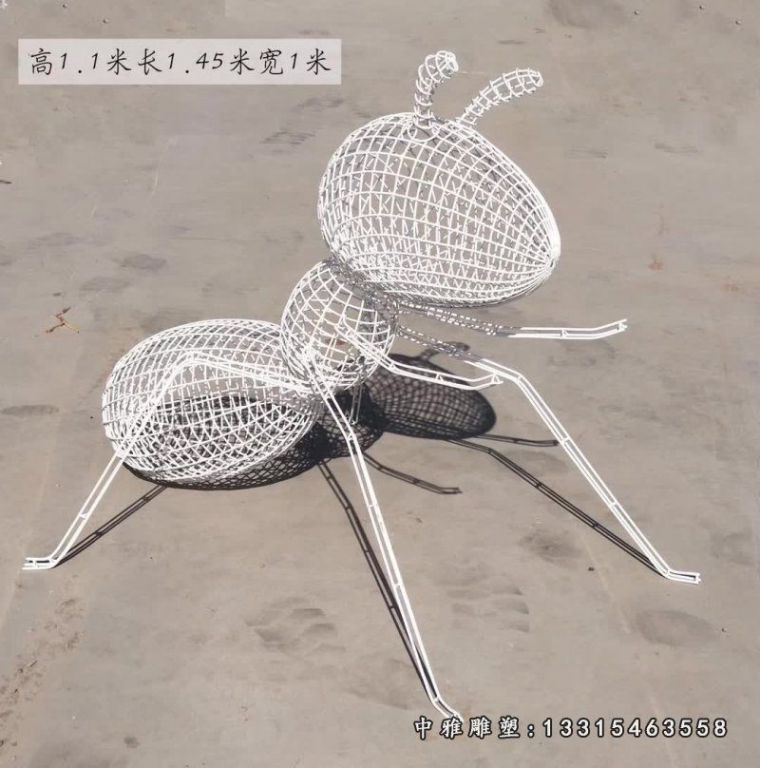 不锈钢镂空蚂蚁雕塑 (19)