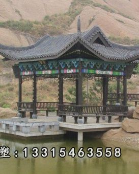 园林仿古凉亭石雕