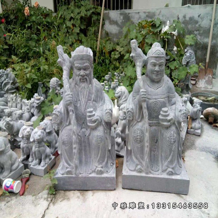 厂家现货供应石雕土地公农村精雕土地公土地庙土地婆72600