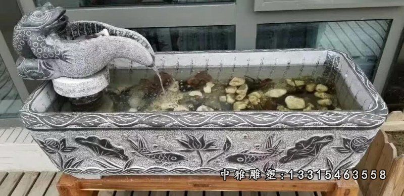 大理石酒店装饰景观流水摆件 (4)