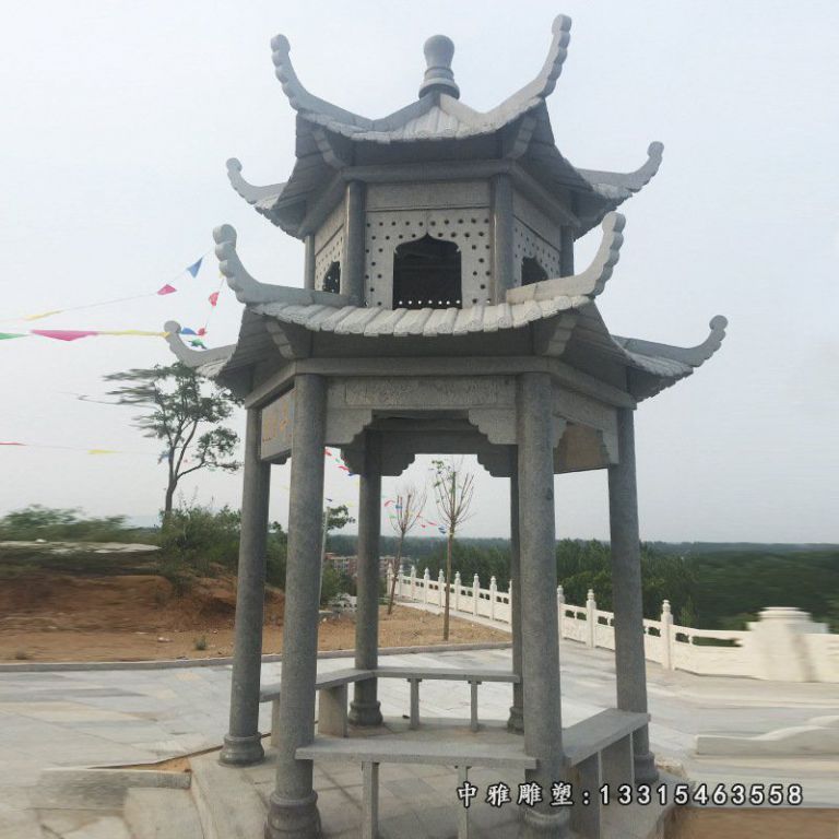 石雕景观凉亭雕塑