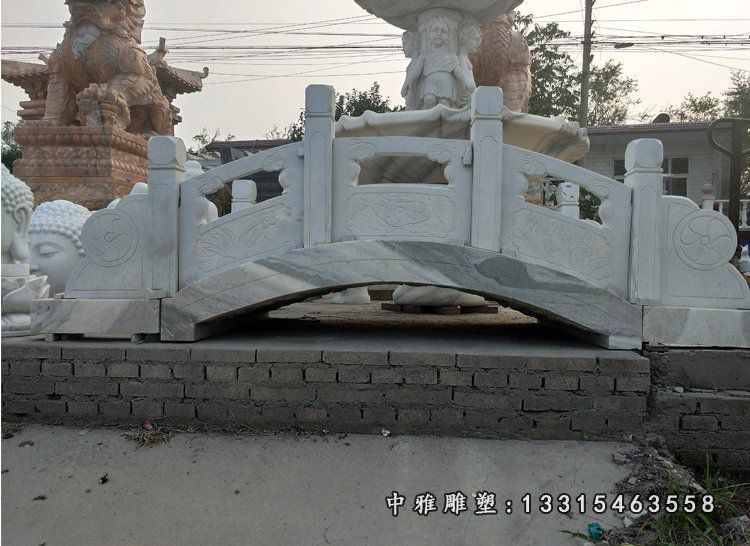 石拱桥，公园大理石桥