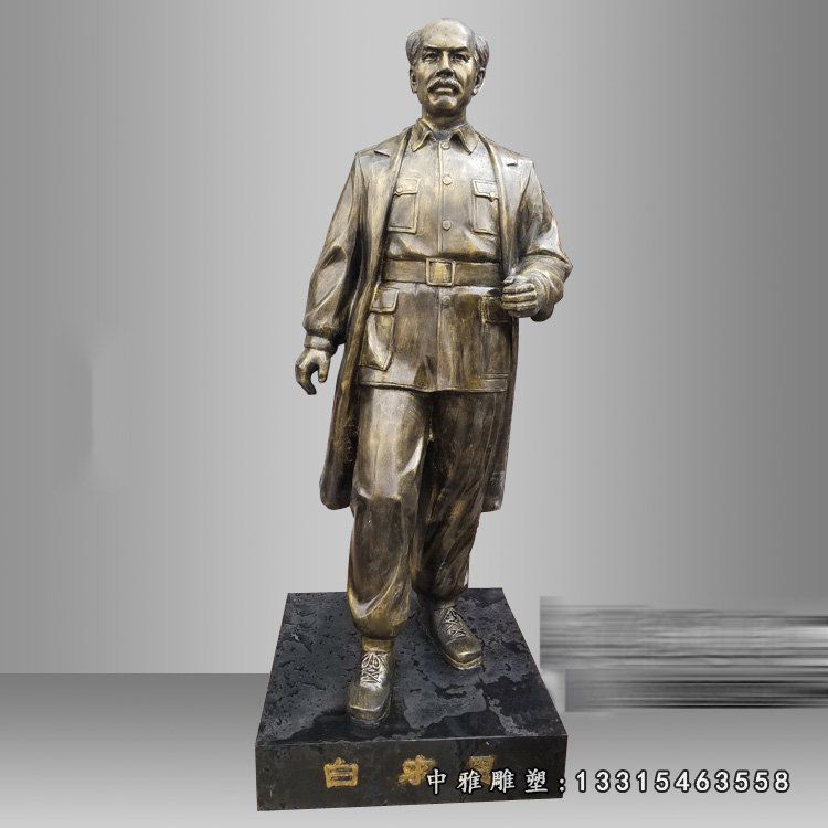 铜雕名人白求恩雕塑