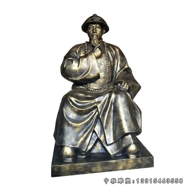 禁烟英雄铜雕林则徐雕塑